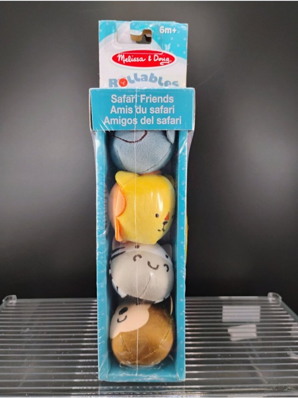 Melissa & Doug Rollables Safari & Farm Friends Balls Set
